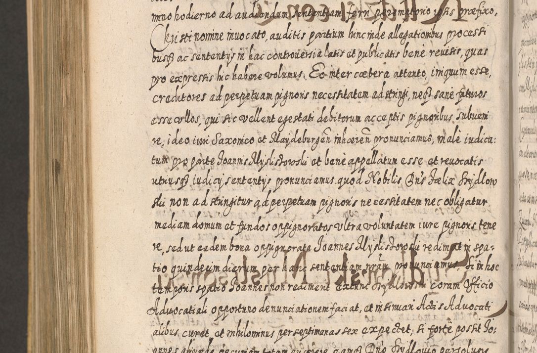 Zdjęcie nr 1252 dla obiektu archiwalnego: Acta actorum, causarum spiritualium, civilium, criminalium, obligationum, cessionum, decimarum, testamentorum R. D. Martini Szyszkowski, episcopi Cracoviensis, ducis Severiensis in annis 1617 - 1619. Tomus primus.