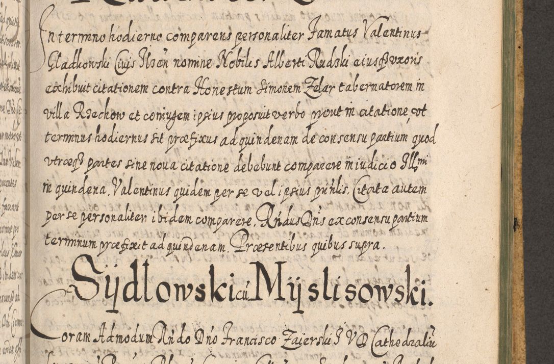 Zdjęcie nr 1251 dla obiektu archiwalnego: Acta actorum, causarum spiritualium, civilium, criminalium, obligationum, cessionum, decimarum, testamentorum R. D. Martini Szyszkowski, episcopi Cracoviensis, ducis Severiensis in annis 1617 - 1619. Tomus primus.