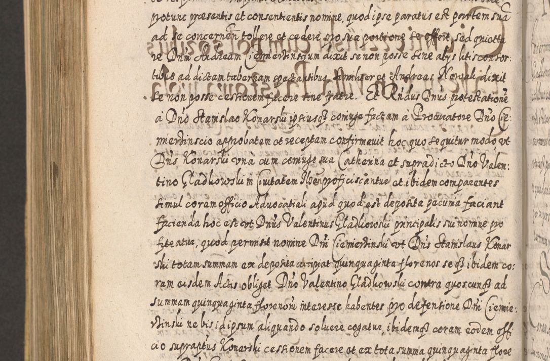 Zdjęcie nr 1250 dla obiektu archiwalnego: Acta actorum, causarum spiritualium, civilium, criminalium, obligationum, cessionum, decimarum, testamentorum R. D. Martini Szyszkowski, episcopi Cracoviensis, ducis Severiensis in annis 1617 - 1619. Tomus primus.