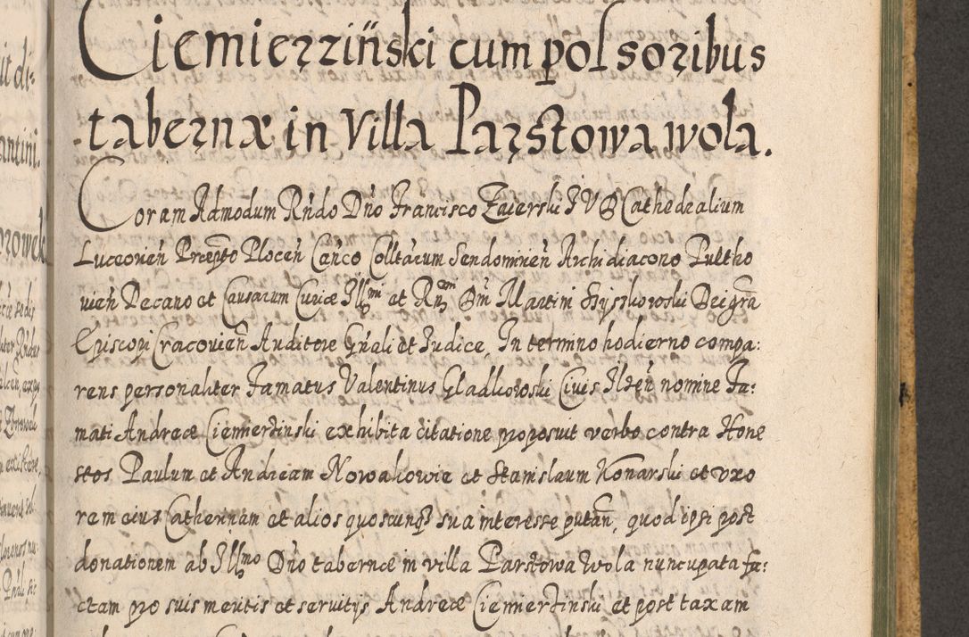 Zdjęcie nr 1249 dla obiektu archiwalnego: Acta actorum, causarum spiritualium, civilium, criminalium, obligationum, cessionum, decimarum, testamentorum R. D. Martini Szyszkowski, episcopi Cracoviensis, ducis Severiensis in annis 1617 - 1619. Tomus primus.