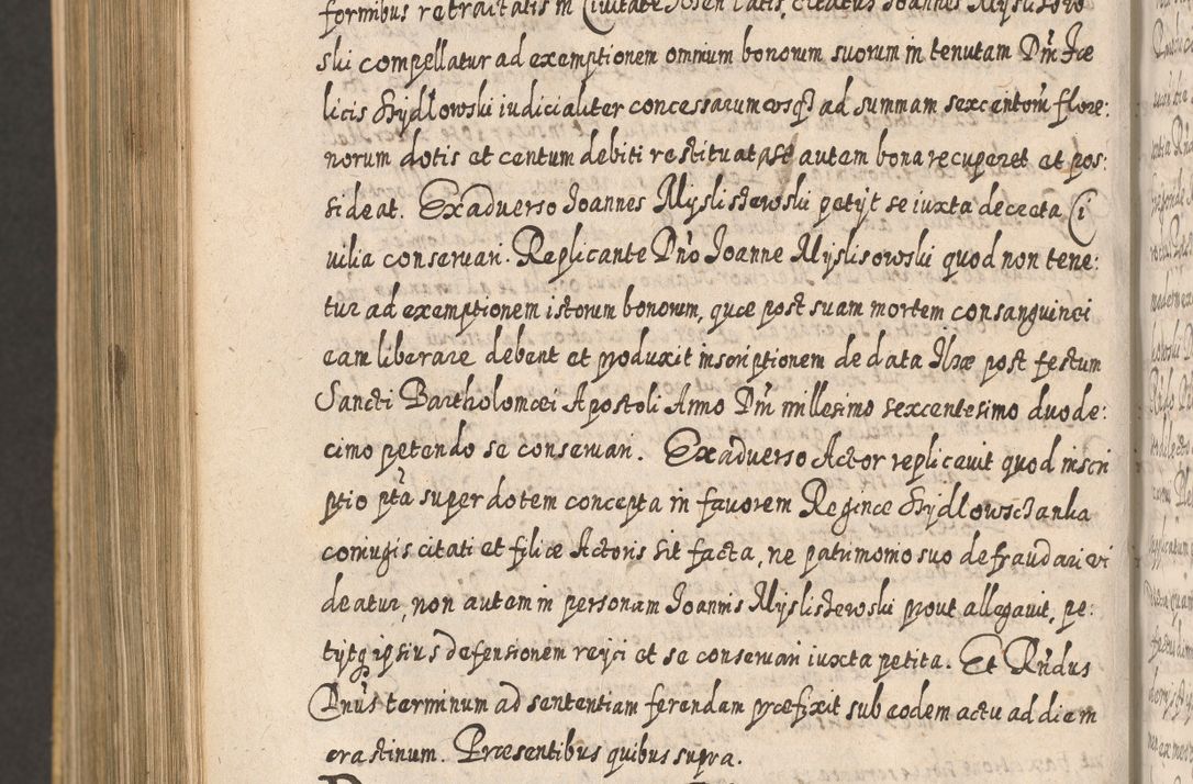 Zdjęcie nr 1244 dla obiektu archiwalnego: Acta actorum, causarum spiritualium, civilium, criminalium, obligationum, cessionum, decimarum, testamentorum R. D. Martini Szyszkowski, episcopi Cracoviensis, ducis Severiensis in annis 1617 - 1619. Tomus primus.