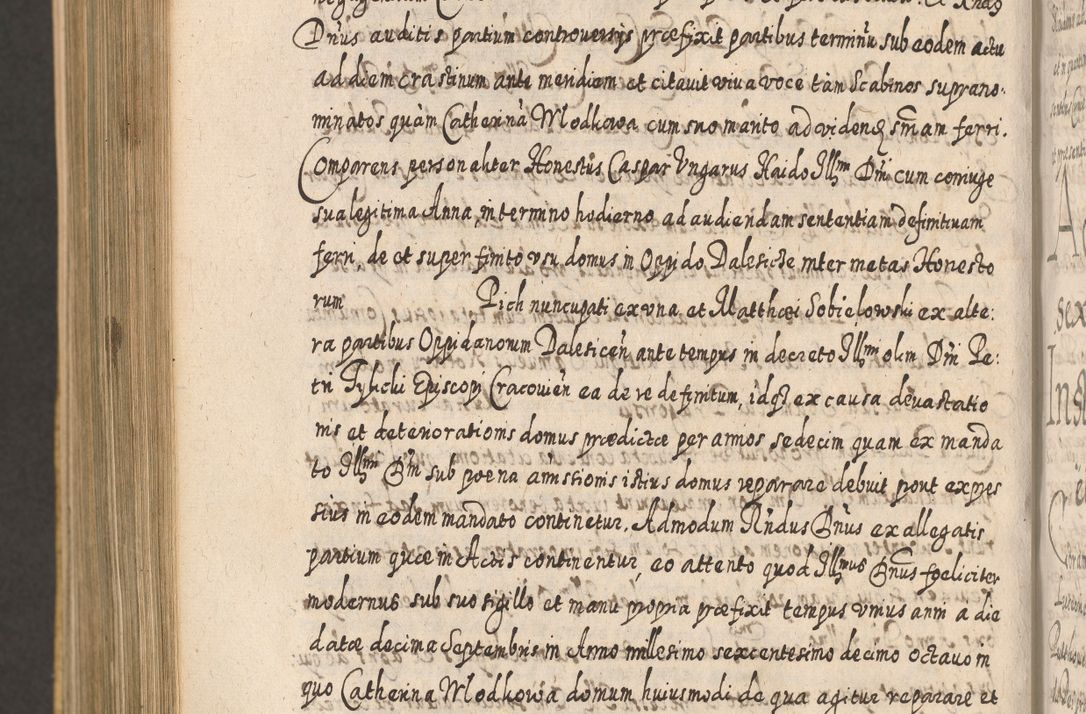 Zdjęcie nr 1232 dla obiektu archiwalnego: Acta actorum, causarum spiritualium, civilium, criminalium, obligationum, cessionum, decimarum, testamentorum R. D. Martini Szyszkowski, episcopi Cracoviensis, ducis Severiensis in annis 1617 - 1619. Tomus primus.