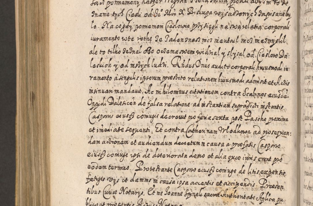 Zdjęcie nr 1230 dla obiektu archiwalnego: Acta actorum, causarum spiritualium, civilium, criminalium, obligationum, cessionum, decimarum, testamentorum R. D. Martini Szyszkowski, episcopi Cracoviensis, ducis Severiensis in annis 1617 - 1619. Tomus primus.