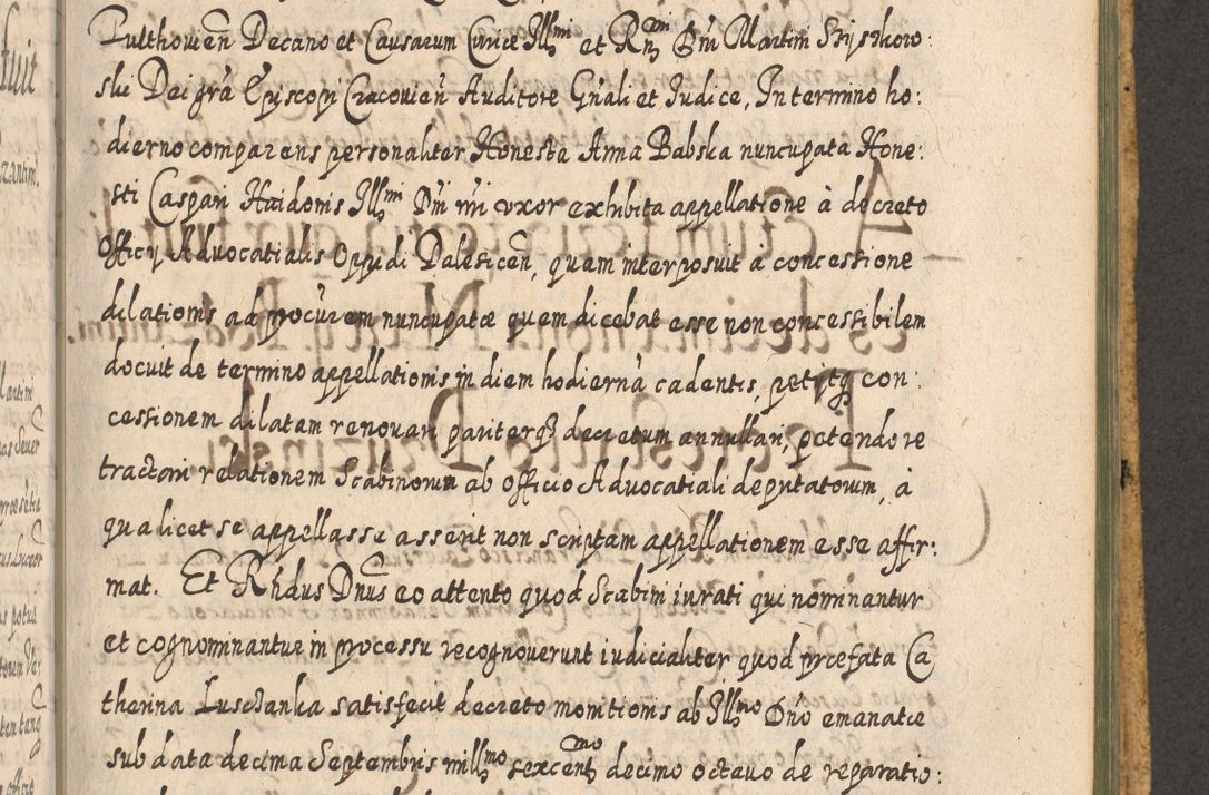 Zdjęcie nr 1223 dla obiektu archiwalnego: Acta actorum, causarum spiritualium, civilium, criminalium, obligationum, cessionum, decimarum, testamentorum R. D. Martini Szyszkowski, episcopi Cracoviensis, ducis Severiensis in annis 1617 - 1619. Tomus primus.