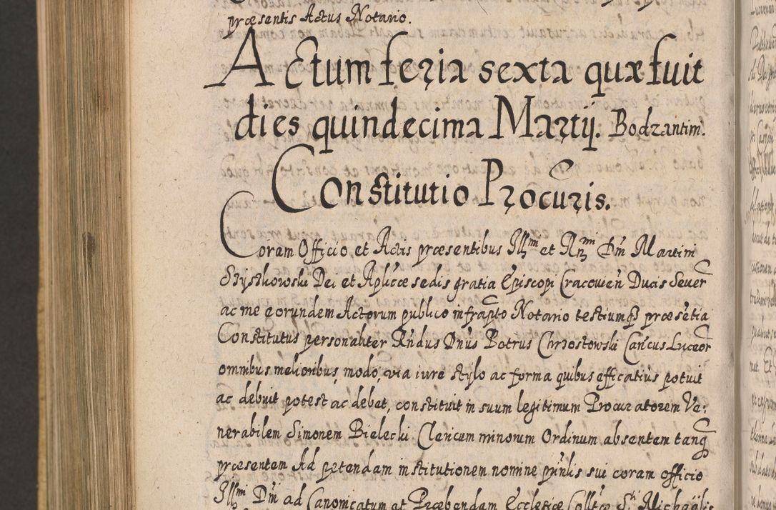 Zdjęcie nr 1222 dla obiektu archiwalnego: Acta actorum, causarum spiritualium, civilium, criminalium, obligationum, cessionum, decimarum, testamentorum R. D. Martini Szyszkowski, episcopi Cracoviensis, ducis Severiensis in annis 1617 - 1619. Tomus primus.