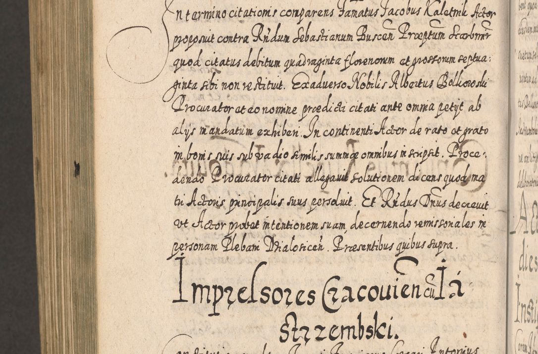 Zdjęcie nr 1603 dla obiektu archiwalnego: Acta actorum, causarum spiritualium, civilium, criminalium, obligationum, cessionum, decimarum, testamentorum R. D. Martini Szyszkowski, episcopi Cracoviensis, ducis Severiensis in annis 1617 - 1619. Tomus primus.