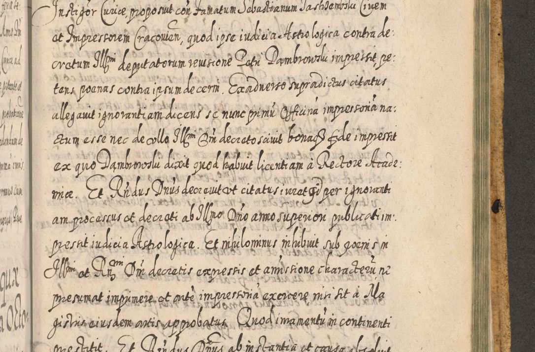 Zdjęcie nr 1592 dla obiektu archiwalnego: Acta actorum, causarum spiritualium, civilium, criminalium, obligationum, cessionum, decimarum, testamentorum R. D. Martini Szyszkowski, episcopi Cracoviensis, ducis Severiensis in annis 1617 - 1619. Tomus primus.