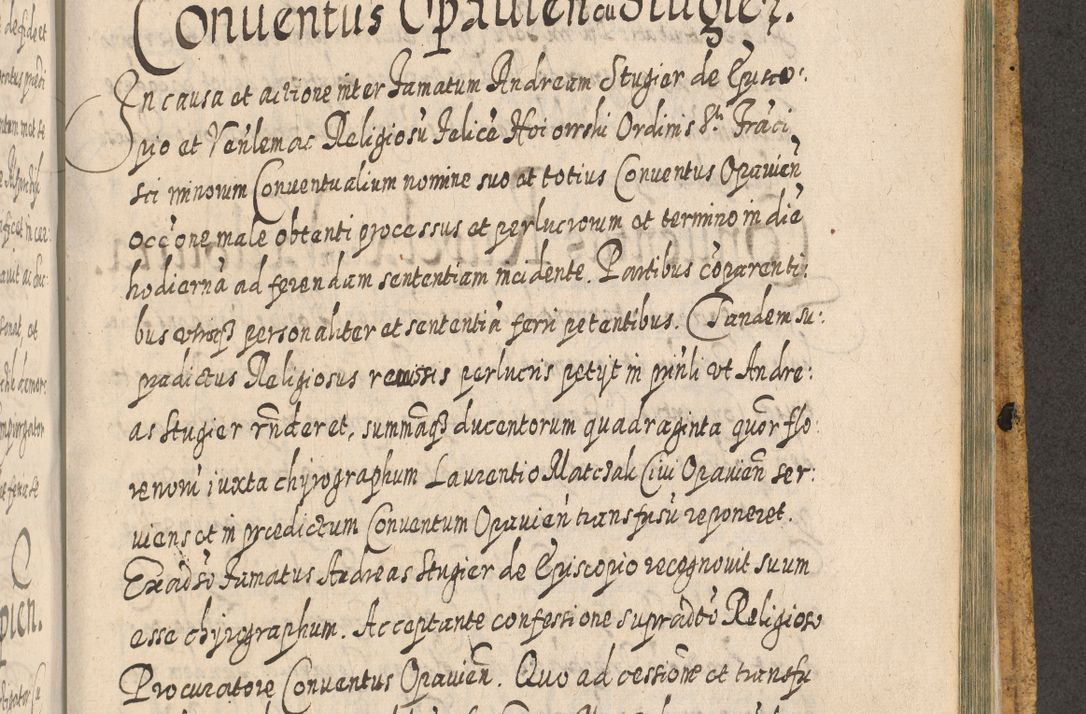 Zdjęcie nr 1596 dla obiektu archiwalnego: Acta actorum, causarum spiritualium, civilium, criminalium, obligationum, cessionum, decimarum, testamentorum R. D. Martini Szyszkowski, episcopi Cracoviensis, ducis Severiensis in annis 1617 - 1619. Tomus primus.