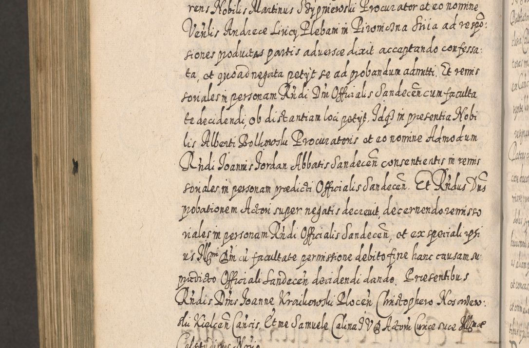 Zdjęcie nr 1585 dla obiektu archiwalnego: Acta actorum, causarum spiritualium, civilium, criminalium, obligationum, cessionum, decimarum, testamentorum R. D. Martini Szyszkowski, episcopi Cracoviensis, ducis Severiensis in annis 1617 - 1619. Tomus primus.