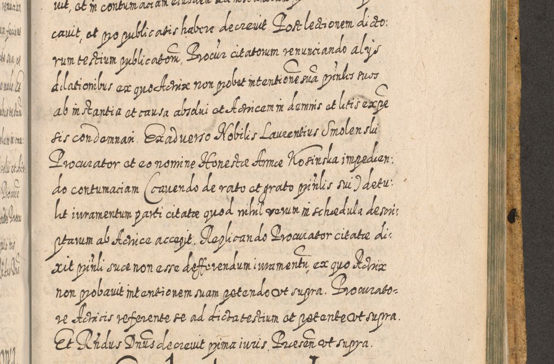 Zdjęcie nr 1588 dla obiektu archiwalnego: Acta actorum, causarum spiritualium, civilium, criminalium, obligationum, cessionum, decimarum, testamentorum R. D. Martini Szyszkowski, episcopi Cracoviensis, ducis Severiensis in annis 1617 - 1619. Tomus primus.