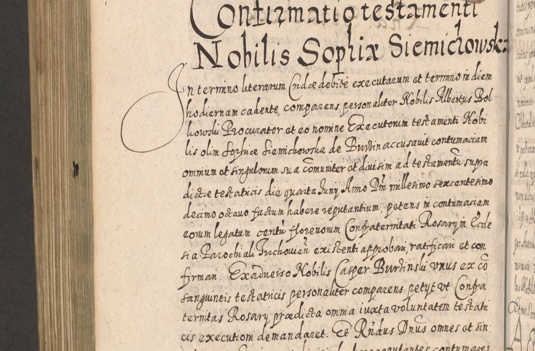Zdjęcie nr 1583 dla obiektu archiwalnego: Acta actorum, causarum spiritualium, civilium, criminalium, obligationum, cessionum, decimarum, testamentorum R. D. Martini Szyszkowski, episcopi Cracoviensis, ducis Severiensis in annis 1617 - 1619. Tomus primus.