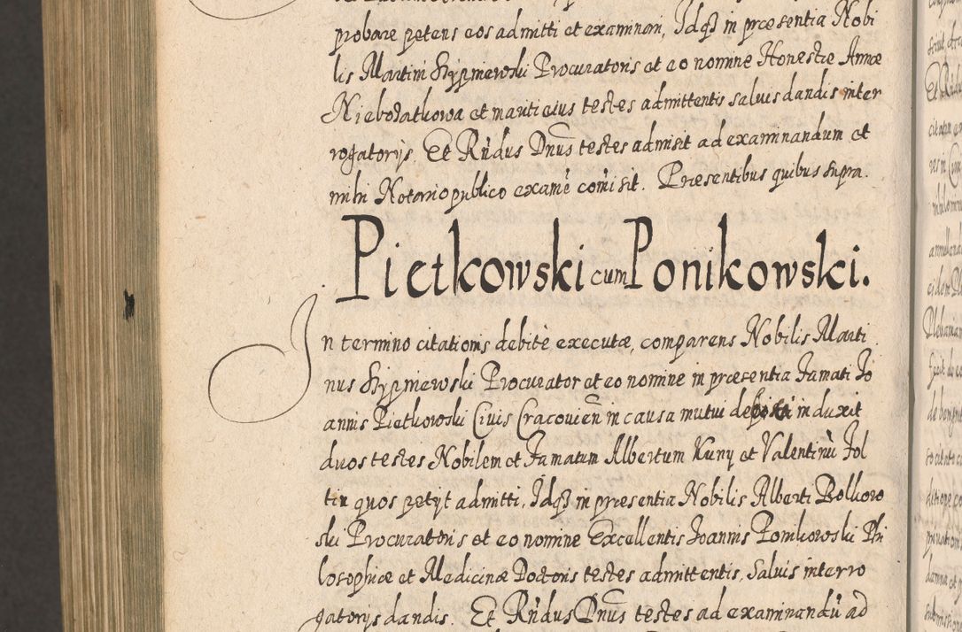 Zdjęcie nr 1579 dla obiektu archiwalnego: Acta actorum, causarum spiritualium, civilium, criminalium, obligationum, cessionum, decimarum, testamentorum R. D. Martini Szyszkowski, episcopi Cracoviensis, ducis Severiensis in annis 1617 - 1619. Tomus primus.