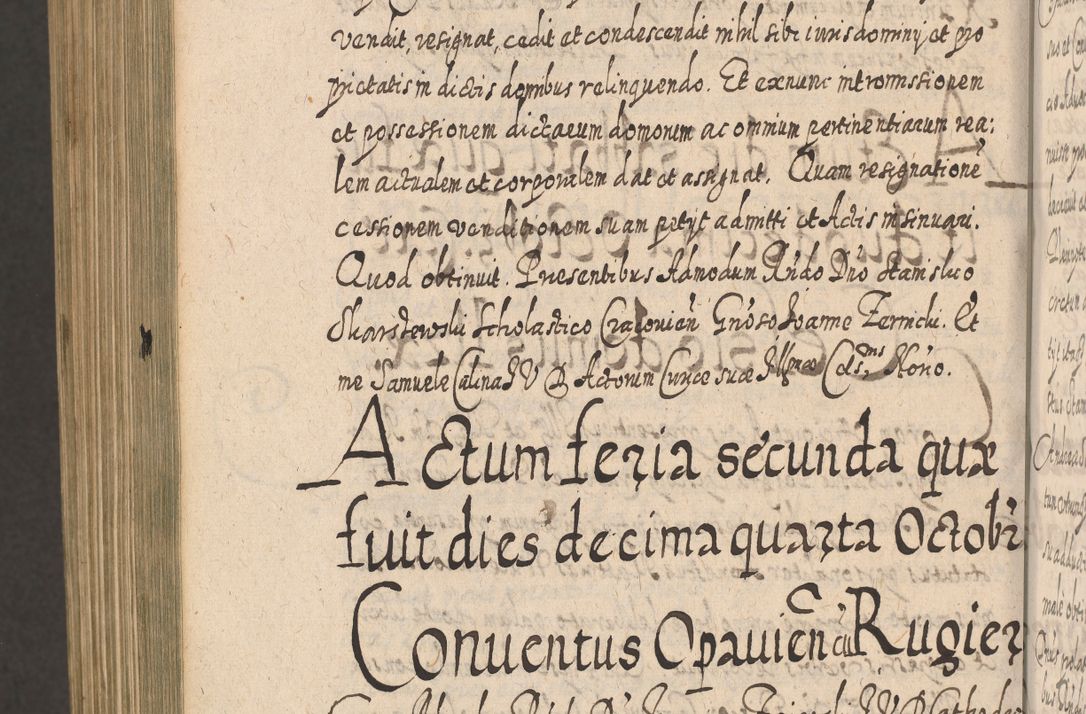 Zdjęcie nr 1575 dla obiektu archiwalnego: Acta actorum, causarum spiritualium, civilium, criminalium, obligationum, cessionum, decimarum, testamentorum R. D. Martini Szyszkowski, episcopi Cracoviensis, ducis Severiensis in annis 1617 - 1619. Tomus primus.