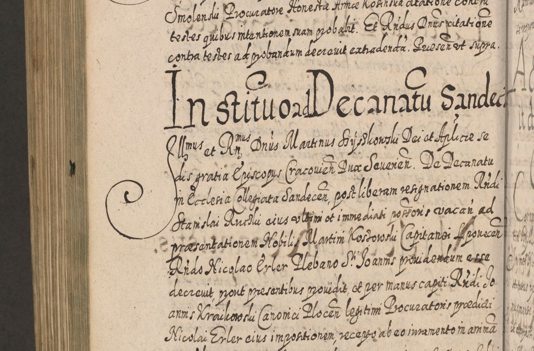 Zdjęcie nr 1573 dla obiektu archiwalnego: Acta actorum, causarum spiritualium, civilium, criminalium, obligationum, cessionum, decimarum, testamentorum R. D. Martini Szyszkowski, episcopi Cracoviensis, ducis Severiensis in annis 1617 - 1619. Tomus primus.