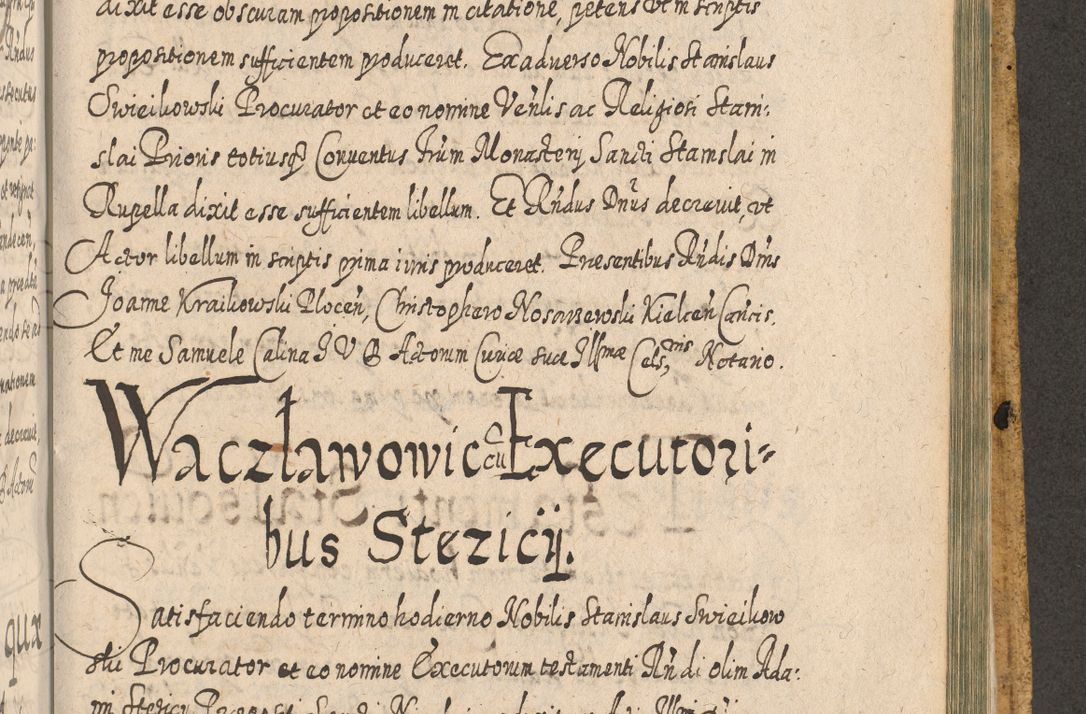 Zdjęcie nr 1570 dla obiektu archiwalnego: Acta actorum, causarum spiritualium, civilium, criminalium, obligationum, cessionum, decimarum, testamentorum R. D. Martini Szyszkowski, episcopi Cracoviensis, ducis Severiensis in annis 1617 - 1619. Tomus primus.