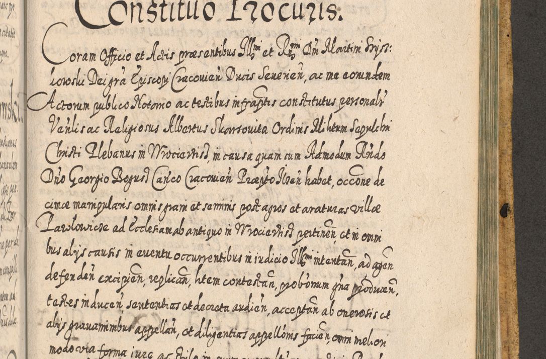 Zdjęcie nr 1568 dla obiektu archiwalnego: Acta actorum, causarum spiritualium, civilium, criminalium, obligationum, cessionum, decimarum, testamentorum R. D. Martini Szyszkowski, episcopi Cracoviensis, ducis Severiensis in annis 1617 - 1619. Tomus primus.