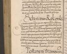 Zdjęcie nr 1567 dla obiektu archiwalnego: Acta actorum, causarum spiritualium, civilium, criminalium, obligationum, cessionum, decimarum, testamentorum R. D. Martini Szyszkowski, episcopi Cracoviensis, ducis Severiensis in annis 1617 - 1619. Tomus primus.