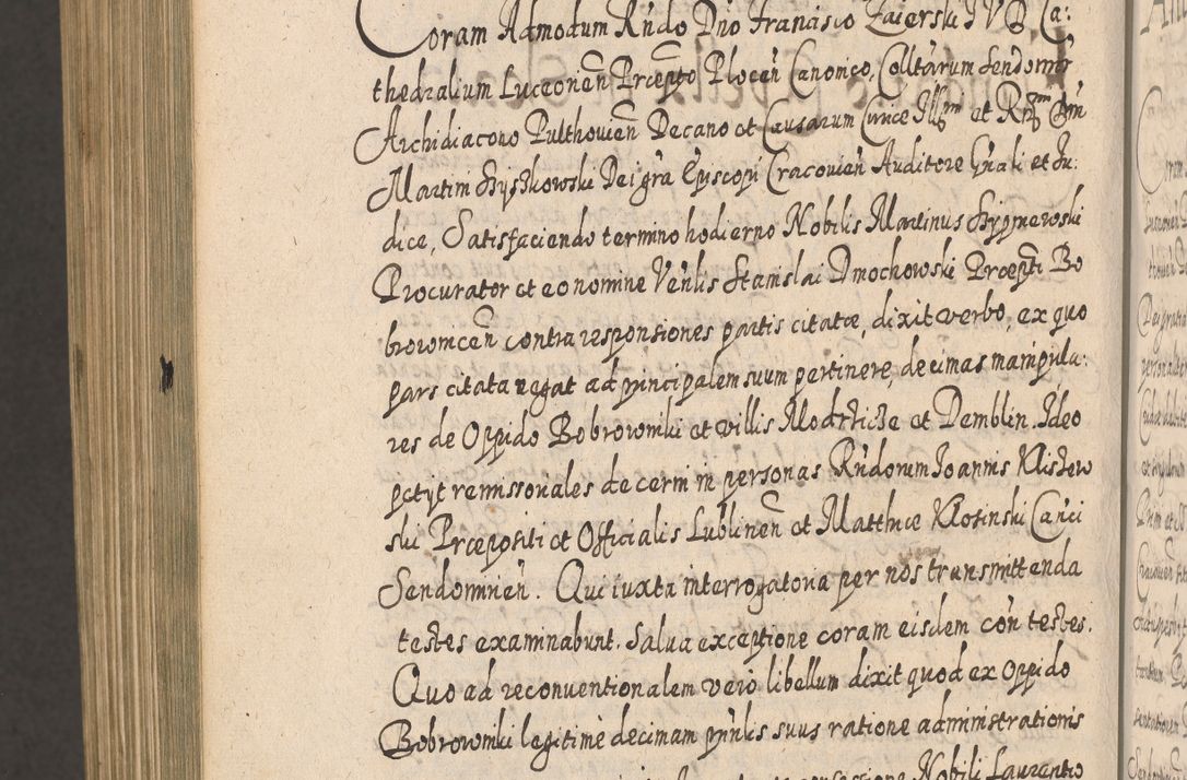 Zdjęcie nr 1555 dla obiektu archiwalnego: Acta actorum, causarum spiritualium, civilium, criminalium, obligationum, cessionum, decimarum, testamentorum R. D. Martini Szyszkowski, episcopi Cracoviensis, ducis Severiensis in annis 1617 - 1619. Tomus primus.
