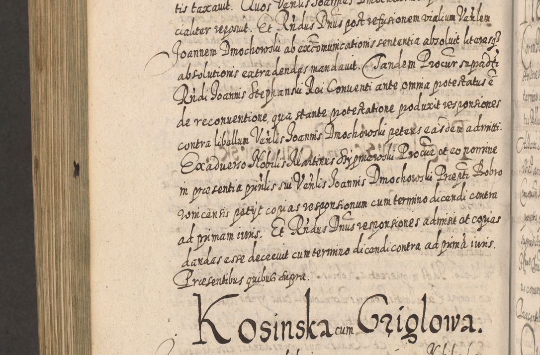 Zdjęcie nr 1551 dla obiektu archiwalnego: Acta actorum, causarum spiritualium, civilium, criminalium, obligationum, cessionum, decimarum, testamentorum R. D. Martini Szyszkowski, episcopi Cracoviensis, ducis Severiensis in annis 1617 - 1619. Tomus primus.