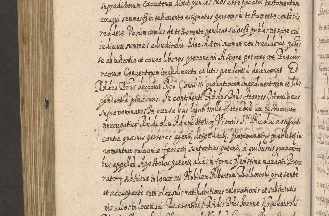 Zdjęcie nr 1549 dla obiektu archiwalnego: Acta actorum, causarum spiritualium, civilium, criminalium, obligationum, cessionum, decimarum, testamentorum R. D. Martini Szyszkowski, episcopi Cracoviensis, ducis Severiensis in annis 1617 - 1619. Tomus primus.