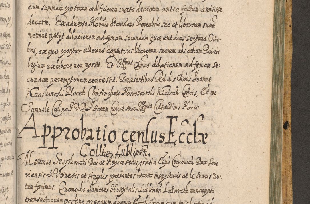 Zdjęcie nr 1542 dla obiektu archiwalnego: Acta actorum, causarum spiritualium, civilium, criminalium, obligationum, cessionum, decimarum, testamentorum R. D. Martini Szyszkowski, episcopi Cracoviensis, ducis Severiensis in annis 1617 - 1619. Tomus primus.
