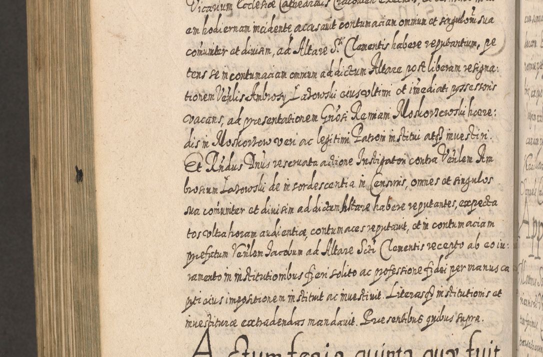 Zdjęcie nr 1541 dla obiektu archiwalnego: Acta actorum, causarum spiritualium, civilium, criminalium, obligationum, cessionum, decimarum, testamentorum R. D. Martini Szyszkowski, episcopi Cracoviensis, ducis Severiensis in annis 1617 - 1619. Tomus primus.