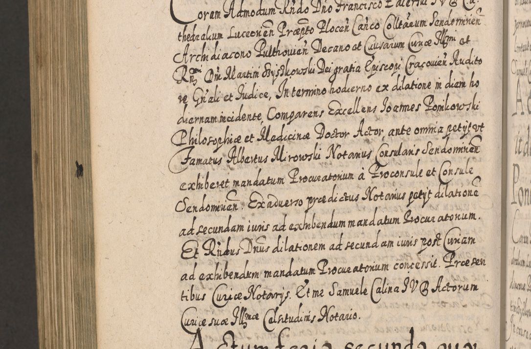 Zdjęcie nr 1523 dla obiektu archiwalnego: Acta actorum, causarum spiritualium, civilium, criminalium, obligationum, cessionum, decimarum, testamentorum R. D. Martini Szyszkowski, episcopi Cracoviensis, ducis Severiensis in annis 1617 - 1619. Tomus primus.