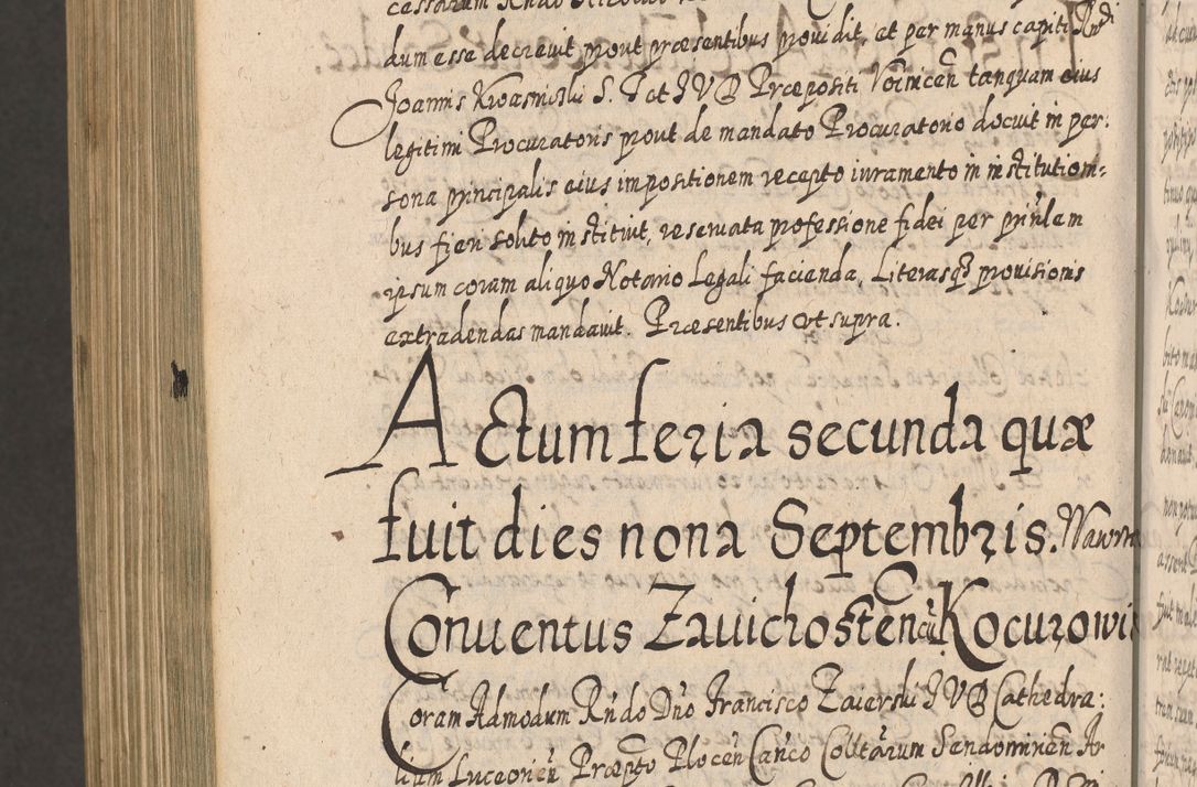 Zdjęcie nr 1511 dla obiektu archiwalnego: Acta actorum, causarum spiritualium, civilium, criminalium, obligationum, cessionum, decimarum, testamentorum R. D. Martini Szyszkowski, episcopi Cracoviensis, ducis Severiensis in annis 1617 - 1619. Tomus primus.