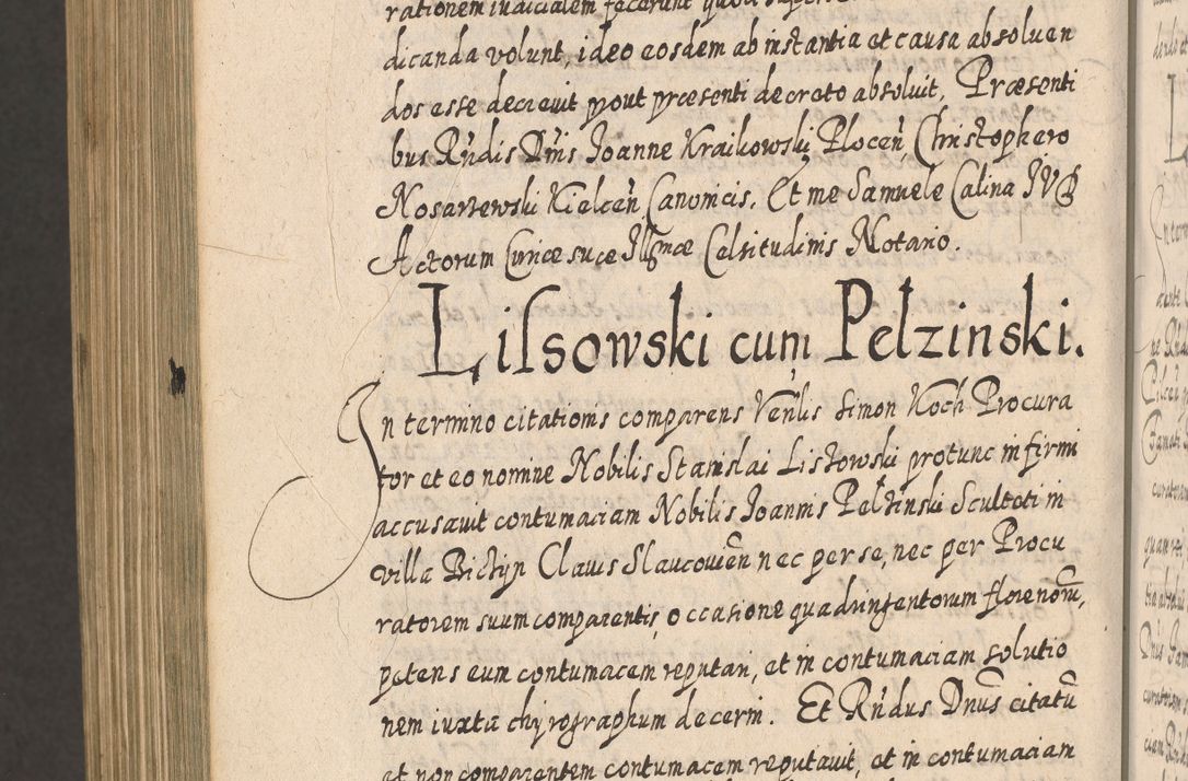 Zdjęcie nr 1507 dla obiektu archiwalnego: Acta actorum, causarum spiritualium, civilium, criminalium, obligationum, cessionum, decimarum, testamentorum R. D. Martini Szyszkowski, episcopi Cracoviensis, ducis Severiensis in annis 1617 - 1619. Tomus primus.