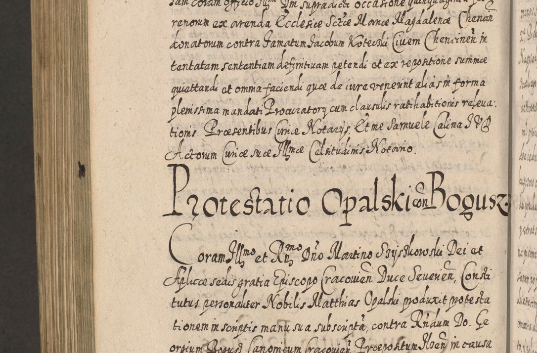 Zdjęcie nr 1503 dla obiektu archiwalnego: Acta actorum, causarum spiritualium, civilium, criminalium, obligationum, cessionum, decimarum, testamentorum R. D. Martini Szyszkowski, episcopi Cracoviensis, ducis Severiensis in annis 1617 - 1619. Tomus primus.