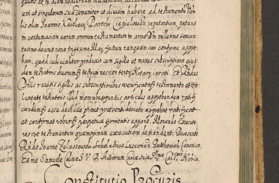 Zdjęcie nr 1502 dla obiektu archiwalnego: Acta actorum, causarum spiritualium, civilium, criminalium, obligationum, cessionum, decimarum, testamentorum R. D. Martini Szyszkowski, episcopi Cracoviensis, ducis Severiensis in annis 1617 - 1619. Tomus primus.