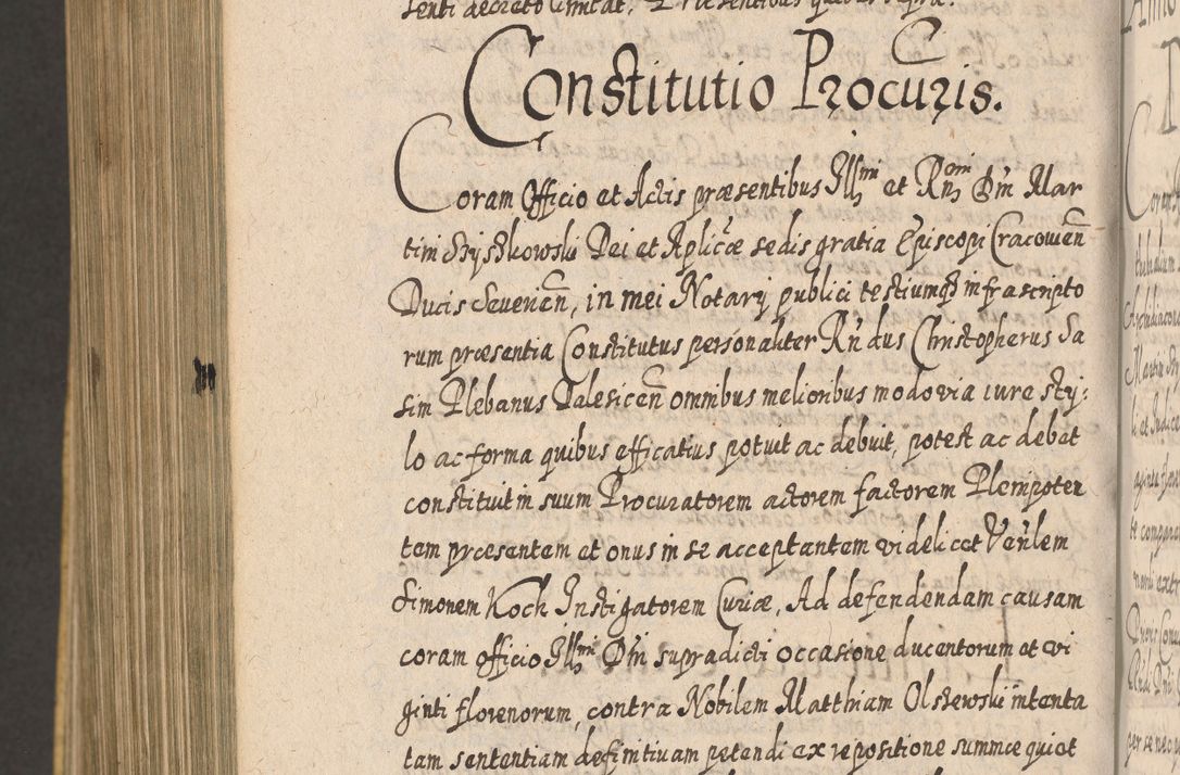 Zdjęcie nr 1497 dla obiektu archiwalnego: Acta actorum, causarum spiritualium, civilium, criminalium, obligationum, cessionum, decimarum, testamentorum R. D. Martini Szyszkowski, episcopi Cracoviensis, ducis Severiensis in annis 1617 - 1619. Tomus primus.