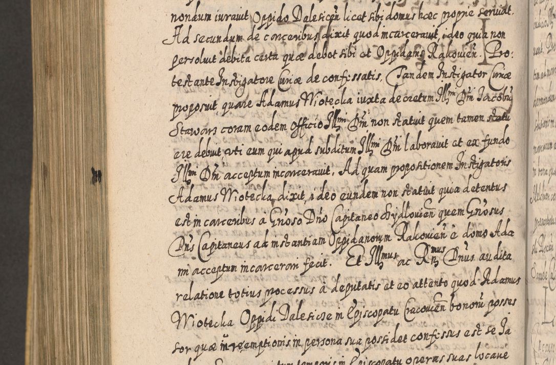 Zdjęcie nr 1495 dla obiektu archiwalnego: Acta actorum, causarum spiritualium, civilium, criminalium, obligationum, cessionum, decimarum, testamentorum R. D. Martini Szyszkowski, episcopi Cracoviensis, ducis Severiensis in annis 1617 - 1619. Tomus primus.