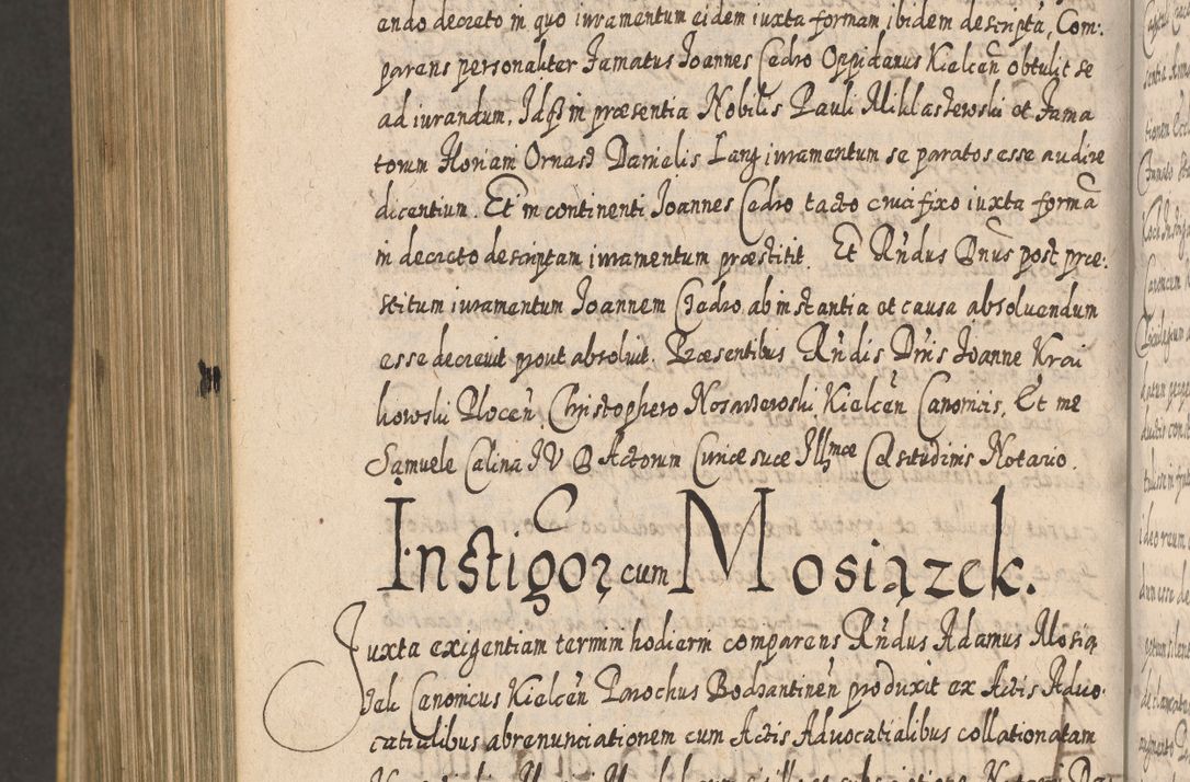 Zdjęcie nr 1489 dla obiektu archiwalnego: Acta actorum, causarum spiritualium, civilium, criminalium, obligationum, cessionum, decimarum, testamentorum R. D. Martini Szyszkowski, episcopi Cracoviensis, ducis Severiensis in annis 1617 - 1619. Tomus primus.