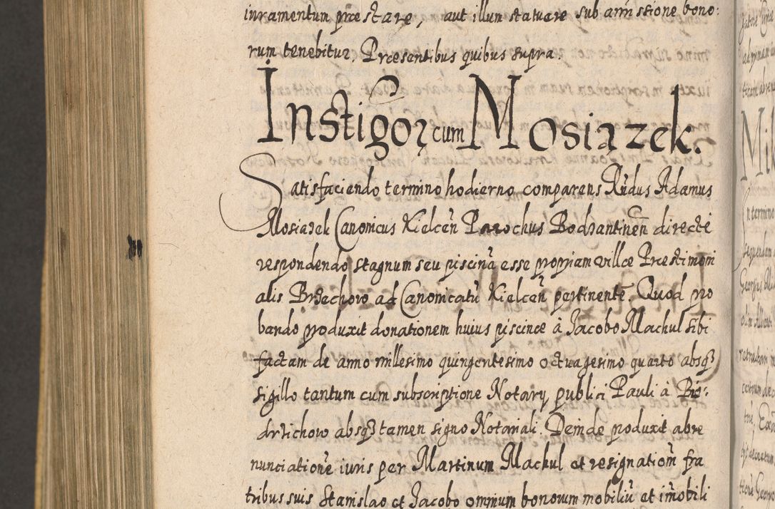 Zdjęcie nr 1485 dla obiektu archiwalnego: Acta actorum, causarum spiritualium, civilium, criminalium, obligationum, cessionum, decimarum, testamentorum R. D. Martini Szyszkowski, episcopi Cracoviensis, ducis Severiensis in annis 1617 - 1619. Tomus primus.