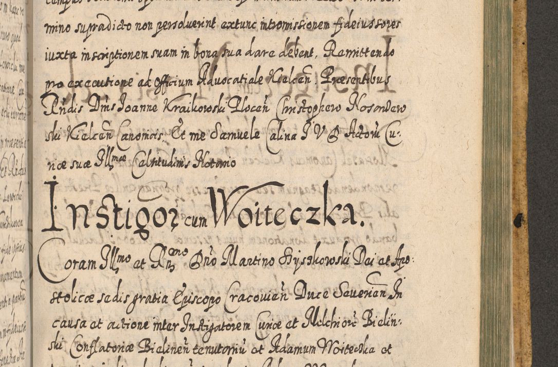Zdjęcie nr 1484 dla obiektu archiwalnego: Acta actorum, causarum spiritualium, civilium, criminalium, obligationum, cessionum, decimarum, testamentorum R. D. Martini Szyszkowski, episcopi Cracoviensis, ducis Severiensis in annis 1617 - 1619. Tomus primus.