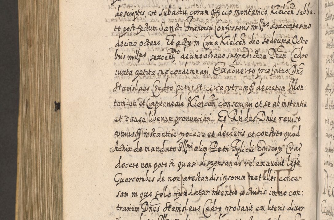 Zdjęcie nr 1473 dla obiektu archiwalnego: Acta actorum, causarum spiritualium, civilium, criminalium, obligationum, cessionum, decimarum, testamentorum R. D. Martini Szyszkowski, episcopi Cracoviensis, ducis Severiensis in annis 1617 - 1619. Tomus primus.