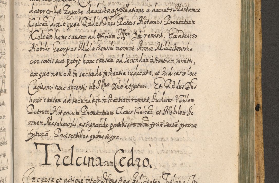 Zdjęcie nr 1472 dla obiektu archiwalnego: Acta actorum, causarum spiritualium, civilium, criminalium, obligationum, cessionum, decimarum, testamentorum R. D. Martini Szyszkowski, episcopi Cracoviensis, ducis Severiensis in annis 1617 - 1619. Tomus primus.