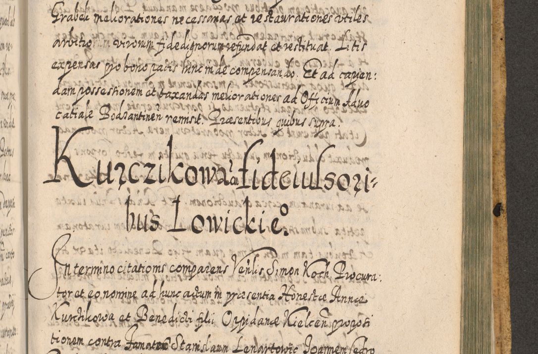 Zdjęcie nr 1470 dla obiektu archiwalnego: Acta actorum, causarum spiritualium, civilium, criminalium, obligationum, cessionum, decimarum, testamentorum R. D. Martini Szyszkowski, episcopi Cracoviensis, ducis Severiensis in annis 1617 - 1619. Tomus primus.