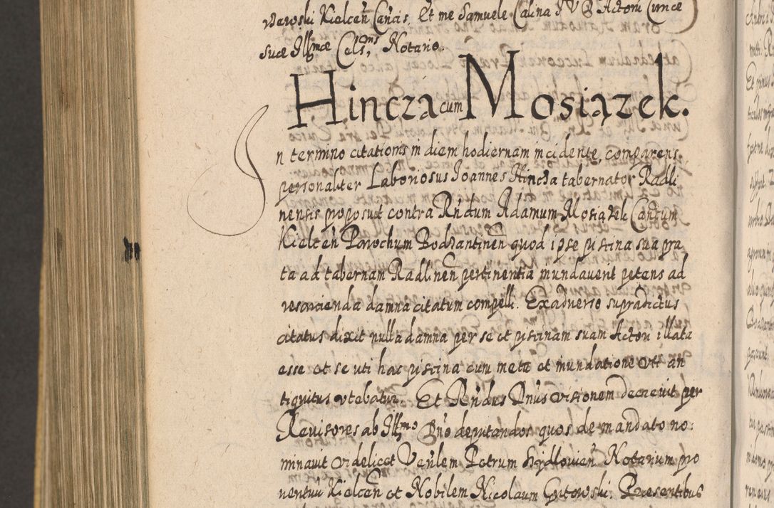Zdjęcie nr 1467 dla obiektu archiwalnego: Acta actorum, causarum spiritualium, civilium, criminalium, obligationum, cessionum, decimarum, testamentorum R. D. Martini Szyszkowski, episcopi Cracoviensis, ducis Severiensis in annis 1617 - 1619. Tomus primus.