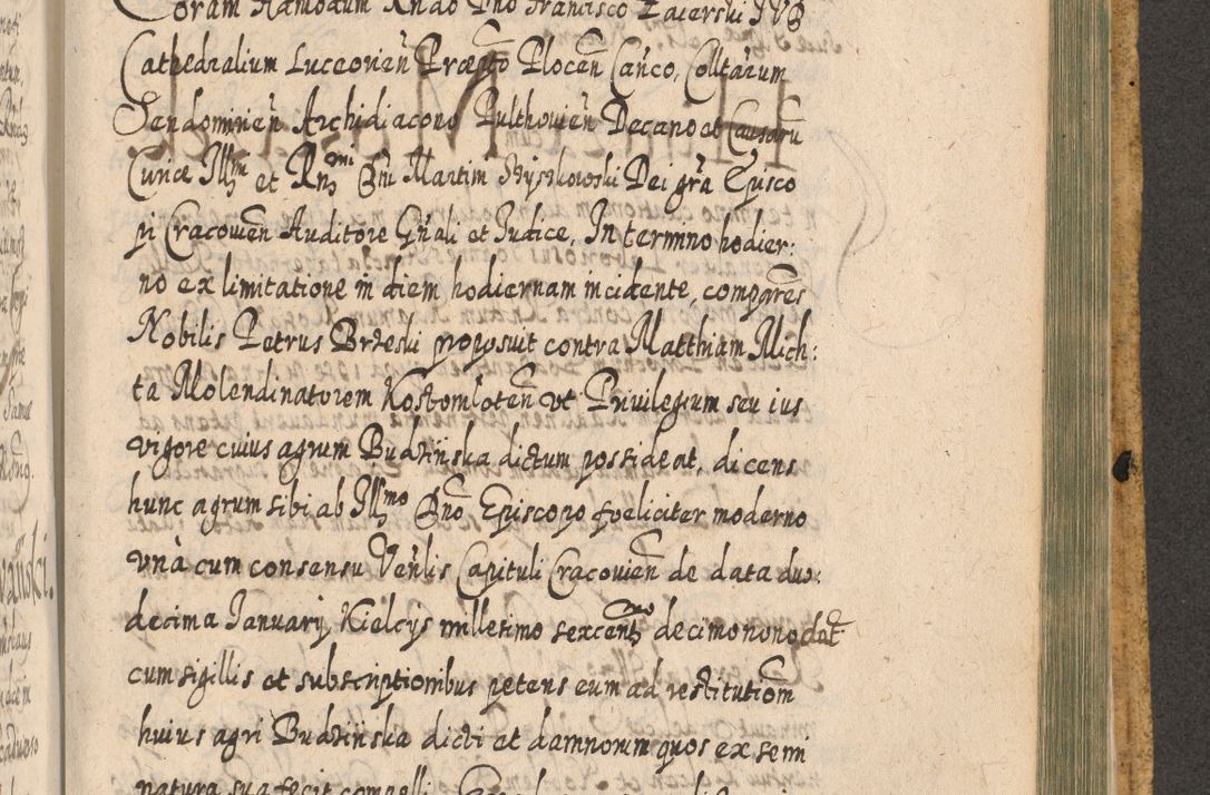 Zdjęcie nr 1466 dla obiektu archiwalnego: Acta actorum, causarum spiritualium, civilium, criminalium, obligationum, cessionum, decimarum, testamentorum R. D. Martini Szyszkowski, episcopi Cracoviensis, ducis Severiensis in annis 1617 - 1619. Tomus primus.
