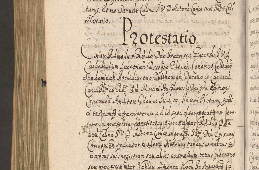 Zdjęcie nr 1461 dla obiektu archiwalnego: Acta actorum, causarum spiritualium, civilium, criminalium, obligationum, cessionum, decimarum, testamentorum R. D. Martini Szyszkowski, episcopi Cracoviensis, ducis Severiensis in annis 1617 - 1619. Tomus primus.