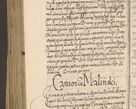 Zdjęcie nr 1459 dla obiektu archiwalnego: Acta actorum, causarum spiritualium, civilium, criminalium, obligationum, cessionum, decimarum, testamentorum R. D. Martini Szyszkowski, episcopi Cracoviensis, ducis Severiensis in annis 1617 - 1619. Tomus primus.