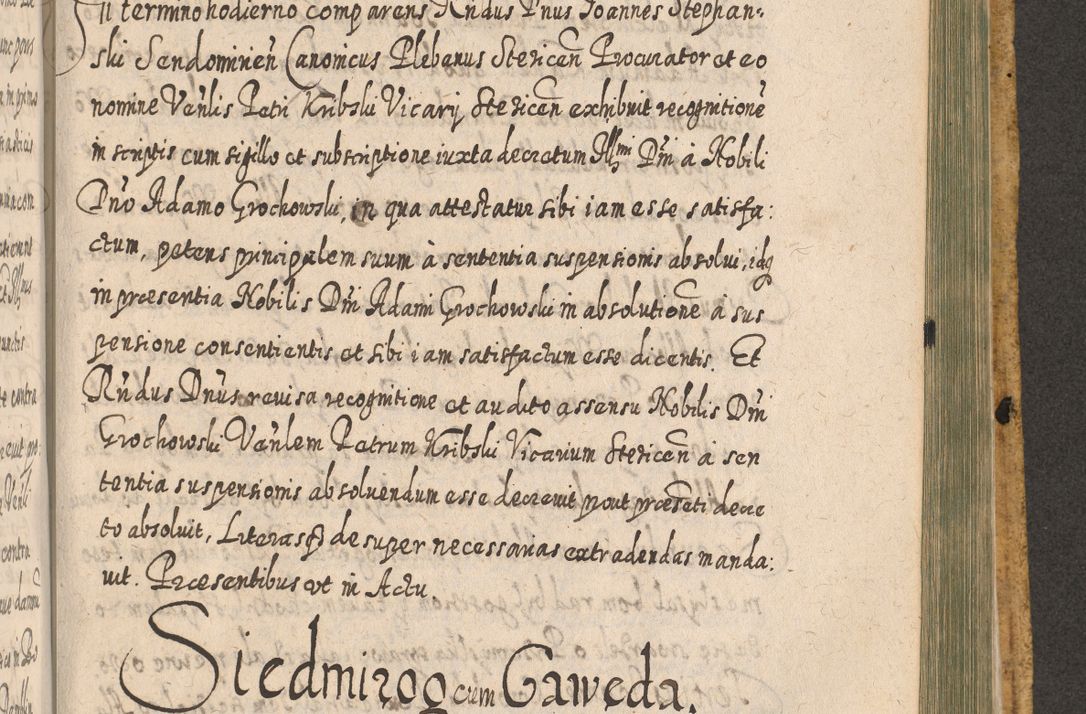 Zdjęcie nr 1432 dla obiektu archiwalnego: Acta actorum, causarum spiritualium, civilium, criminalium, obligationum, cessionum, decimarum, testamentorum R. D. Martini Szyszkowski, episcopi Cracoviensis, ducis Severiensis in annis 1617 - 1619. Tomus primus.