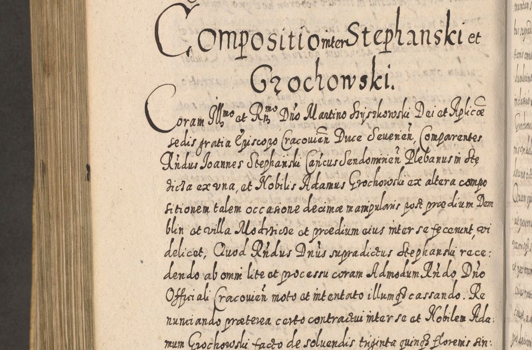 Zdjęcie nr 1429 dla obiektu archiwalnego: Acta actorum, causarum spiritualium, civilium, criminalium, obligationum, cessionum, decimarum, testamentorum R. D. Martini Szyszkowski, episcopi Cracoviensis, ducis Severiensis in annis 1617 - 1619. Tomus primus.