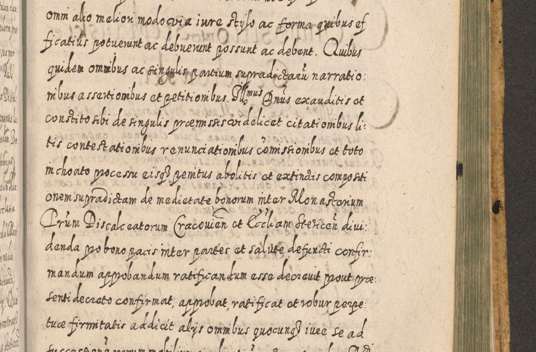 Zdjęcie nr 1428 dla obiektu archiwalnego: Acta actorum, causarum spiritualium, civilium, criminalium, obligationum, cessionum, decimarum, testamentorum R. D. Martini Szyszkowski, episcopi Cracoviensis, ducis Severiensis in annis 1617 - 1619. Tomus primus.