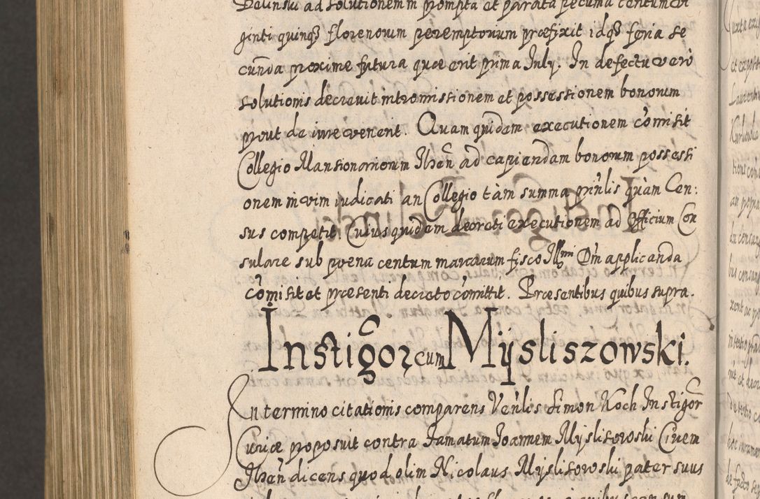 Zdjęcie nr 1415 dla obiektu archiwalnego: Acta actorum, causarum spiritualium, civilium, criminalium, obligationum, cessionum, decimarum, testamentorum R. D. Martini Szyszkowski, episcopi Cracoviensis, ducis Severiensis in annis 1617 - 1619. Tomus primus.