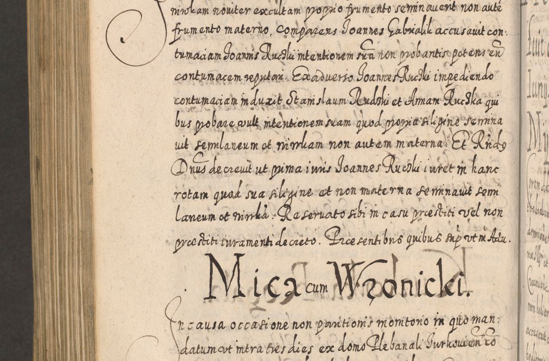 Zdjęcie nr 1411 dla obiektu archiwalnego: Acta actorum, causarum spiritualium, civilium, criminalium, obligationum, cessionum, decimarum, testamentorum R. D. Martini Szyszkowski, episcopi Cracoviensis, ducis Severiensis in annis 1617 - 1619. Tomus primus.