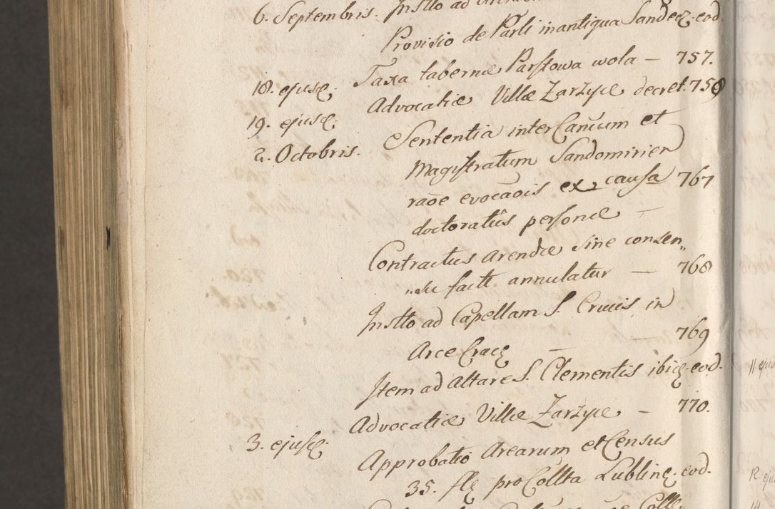 Zdjęcie nr 1757 dla obiektu archiwalnego: Acta actorum, causarum spiritualium, civilium, criminalium, obligationum, cessionum, decimarum, testamentorum R. D. Martini Szyszkowski, episcopi Cracoviensis, ducis Severiensis in annis 1617 - 1619. Tomus primus.