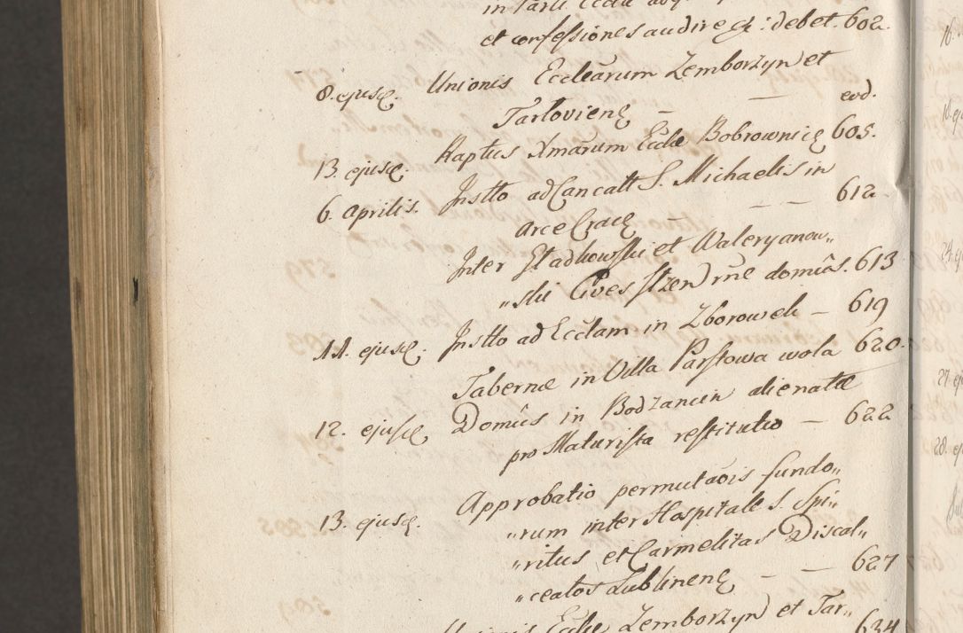 Zdjęcie nr 1753 dla obiektu archiwalnego: Acta actorum, causarum spiritualium, civilium, criminalium, obligationum, cessionum, decimarum, testamentorum R. D. Martini Szyszkowski, episcopi Cracoviensis, ducis Severiensis in annis 1617 - 1619. Tomus primus.